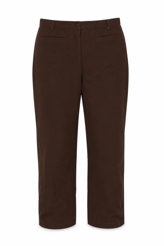 Womens UK Size 42 in Damart Regular Fit  Brown Trousers