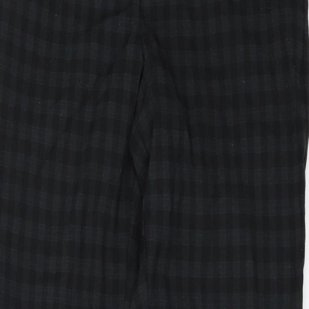New Look Womens Green Check  Trousers  Size 8 L29 in