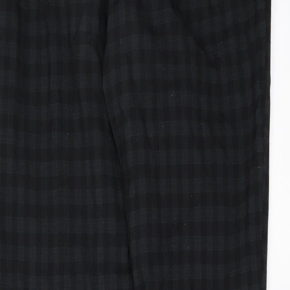 New Look Womens Green Check  Trousers  Size 8 L29 in