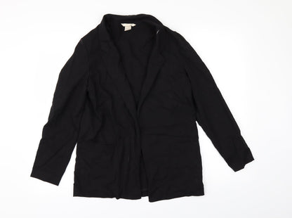 Womens UK Size 8 H&M Black Jacket