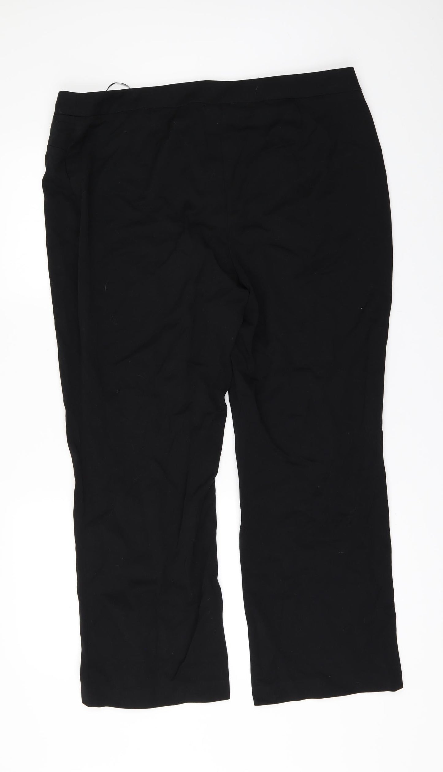 Womens UK Size 18 Marks and Spencer Regular Fit  Black Trousers