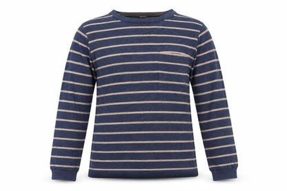 Tu Girls Blue Striped  Pullover Jumper Size 12 Years