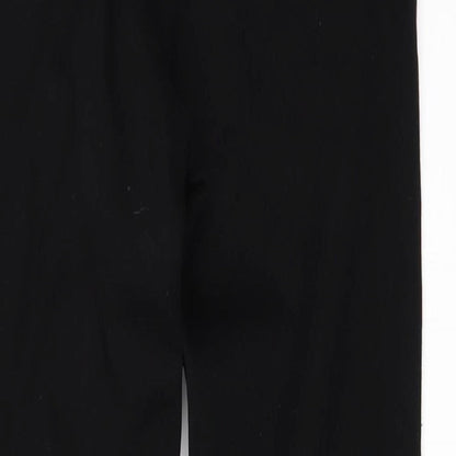 Preworn Womens Black  Denim Skinny Jeans Size 28 in L24 in