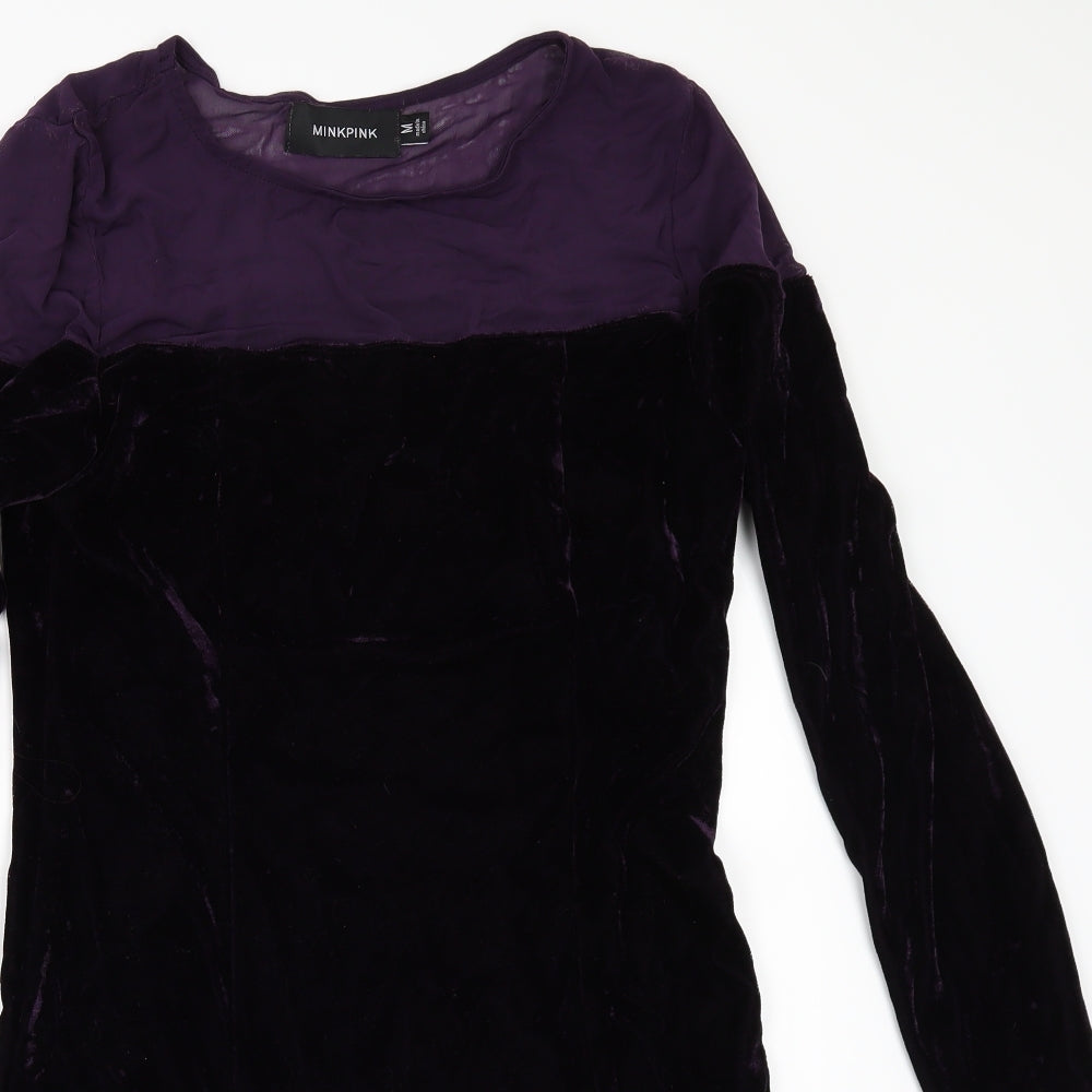 MINKPNK Womens Purple   Mini  Size M