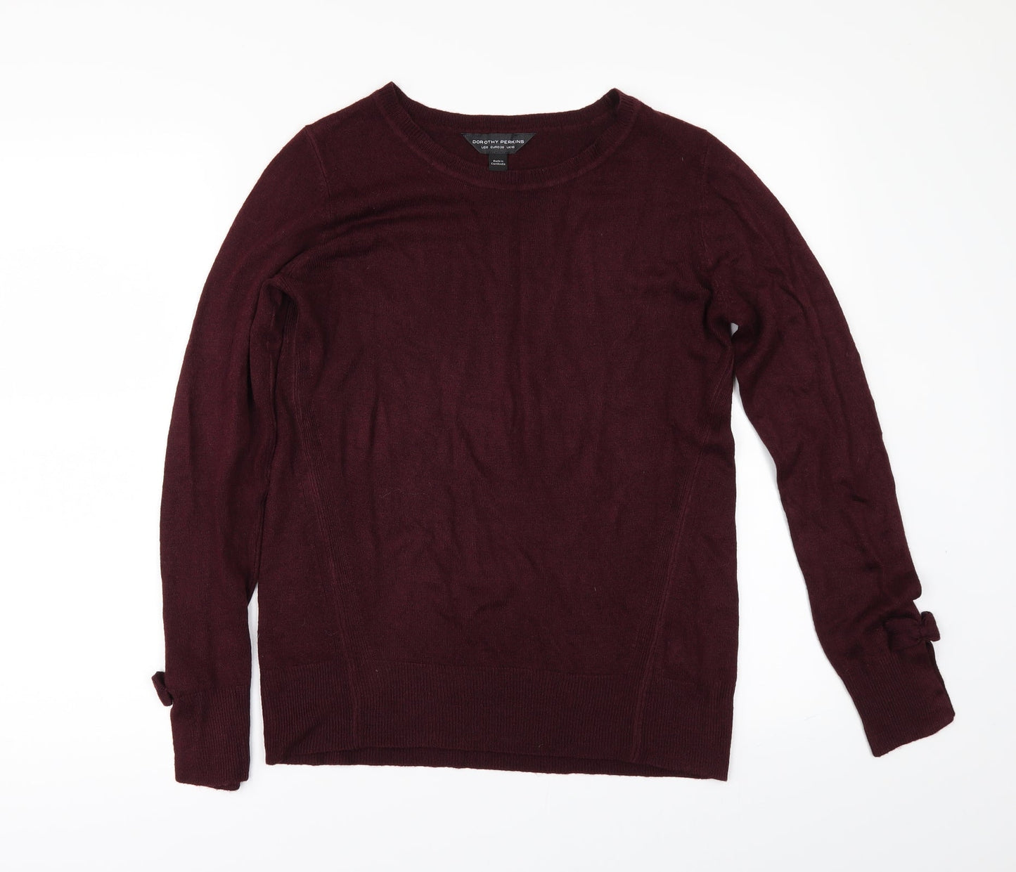Dorothy Perkins Womens Red   Pullover Jumper Size 10