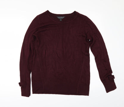 Dorothy Perkins Womens Red   Pullover Jumper Size 10