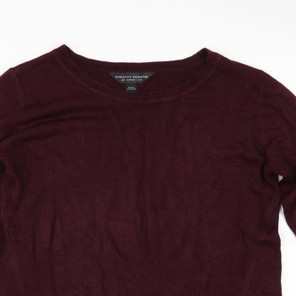 Dorothy Perkins Womens Red   Pullover Jumper Size 10