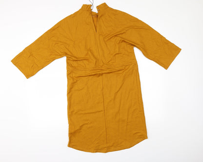 Primark Womens Yellow   T-Shirt Dress  Size 6
