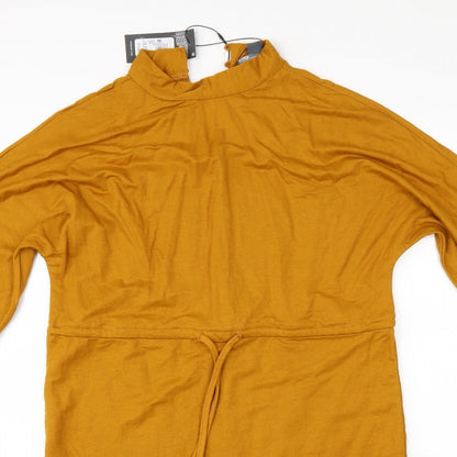 Primark Womens Yellow   T-Shirt Dress  Size 6