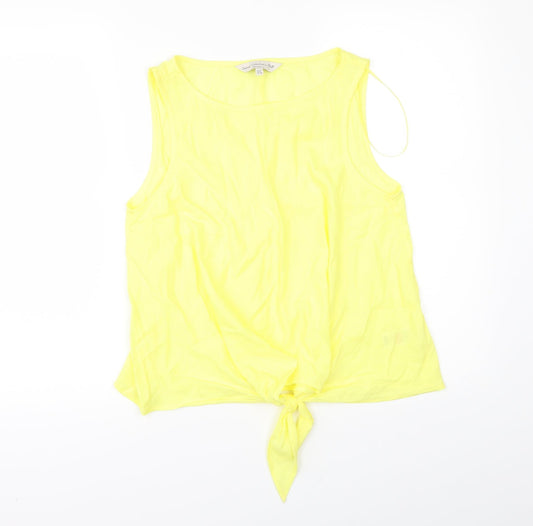 F&F Womens Yellow   Camisole Blouse Size 10