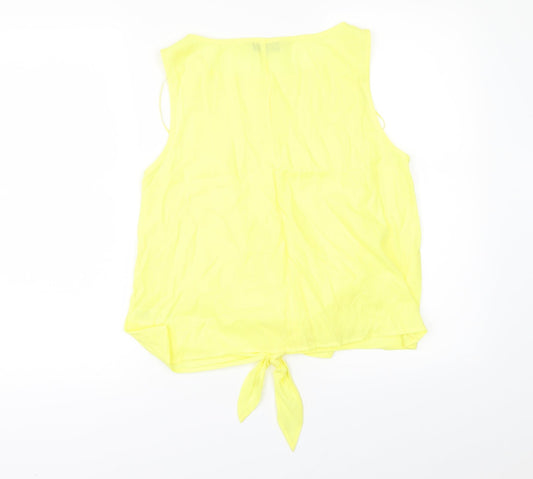 F&F Womens Yellow   Camisole Blouse Size 10