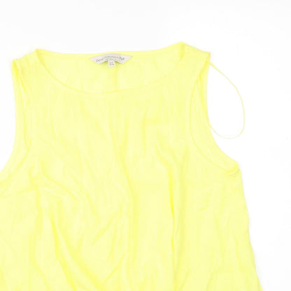 F&F Womens Yellow   Camisole Blouse Size 10