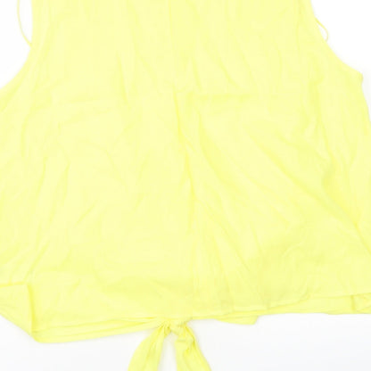 F&F Womens Yellow   Camisole Blouse Size 10