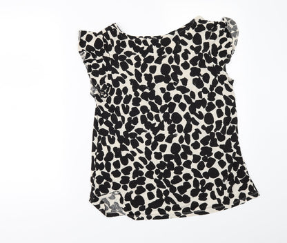Womens UK Size S H&M Black Basic T-Shirt