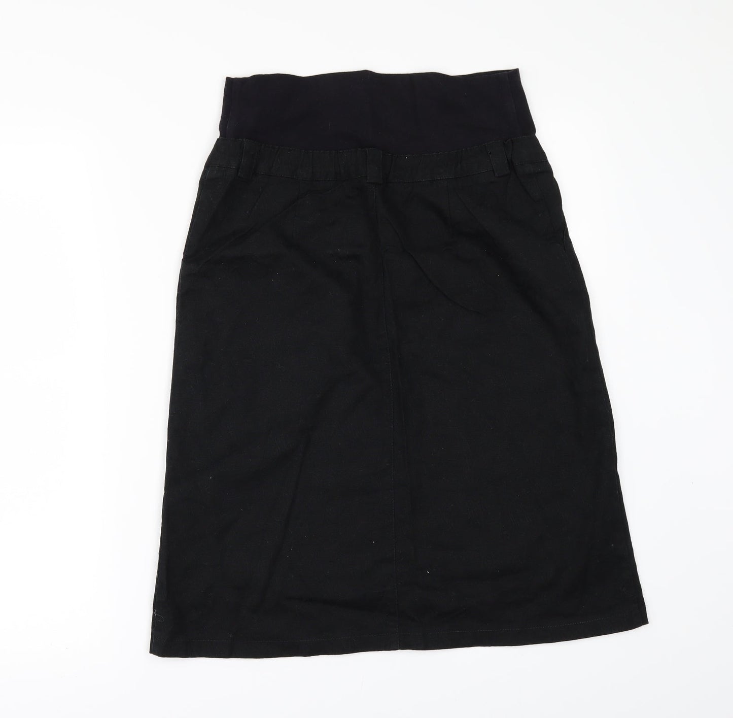 2 in 1 Womens Black   A-Line Skirt Size 34 in  - MATERNITY