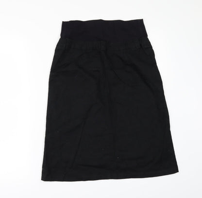 2 in 1 Womens Black   A-Line Skirt Size 34 in  - MATERNITY