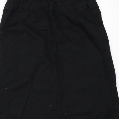 2 in 1 Womens Black   A-Line Skirt Size 34 in  - MATERNITY