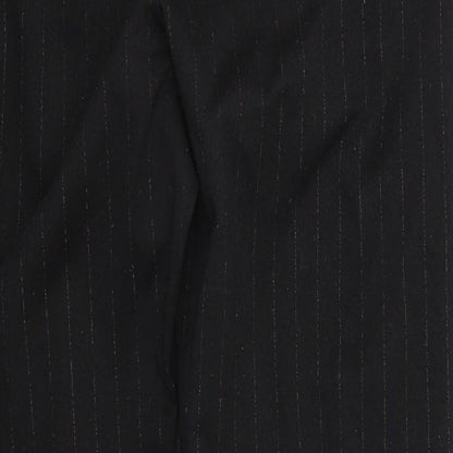 Somebody Else Womens Black Striped  Trousers  Size 8 L25 in