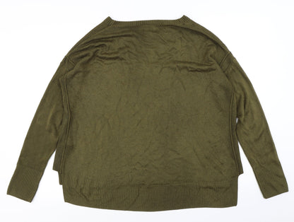 New Look Womens Green   Pullover Jumper Size M