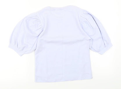 Primark Womens Blue   Pullover Jumper Size S  - Balloon Sleeve