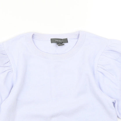 Primark Womens Blue   Pullover Jumper Size S  - Balloon Sleeve