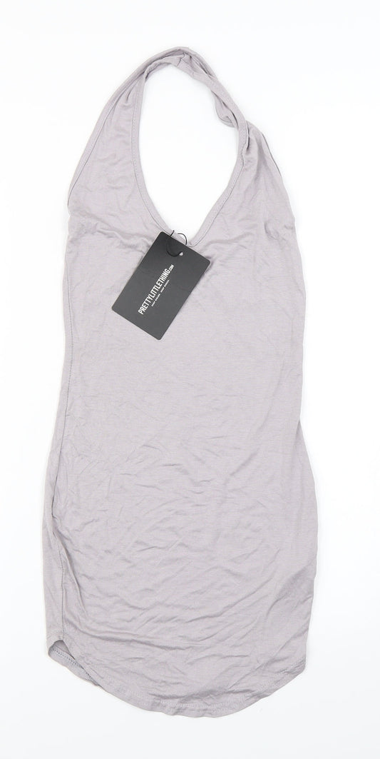 PRETTYLITTLETHING Womens Grey   Bodycon  Size 6