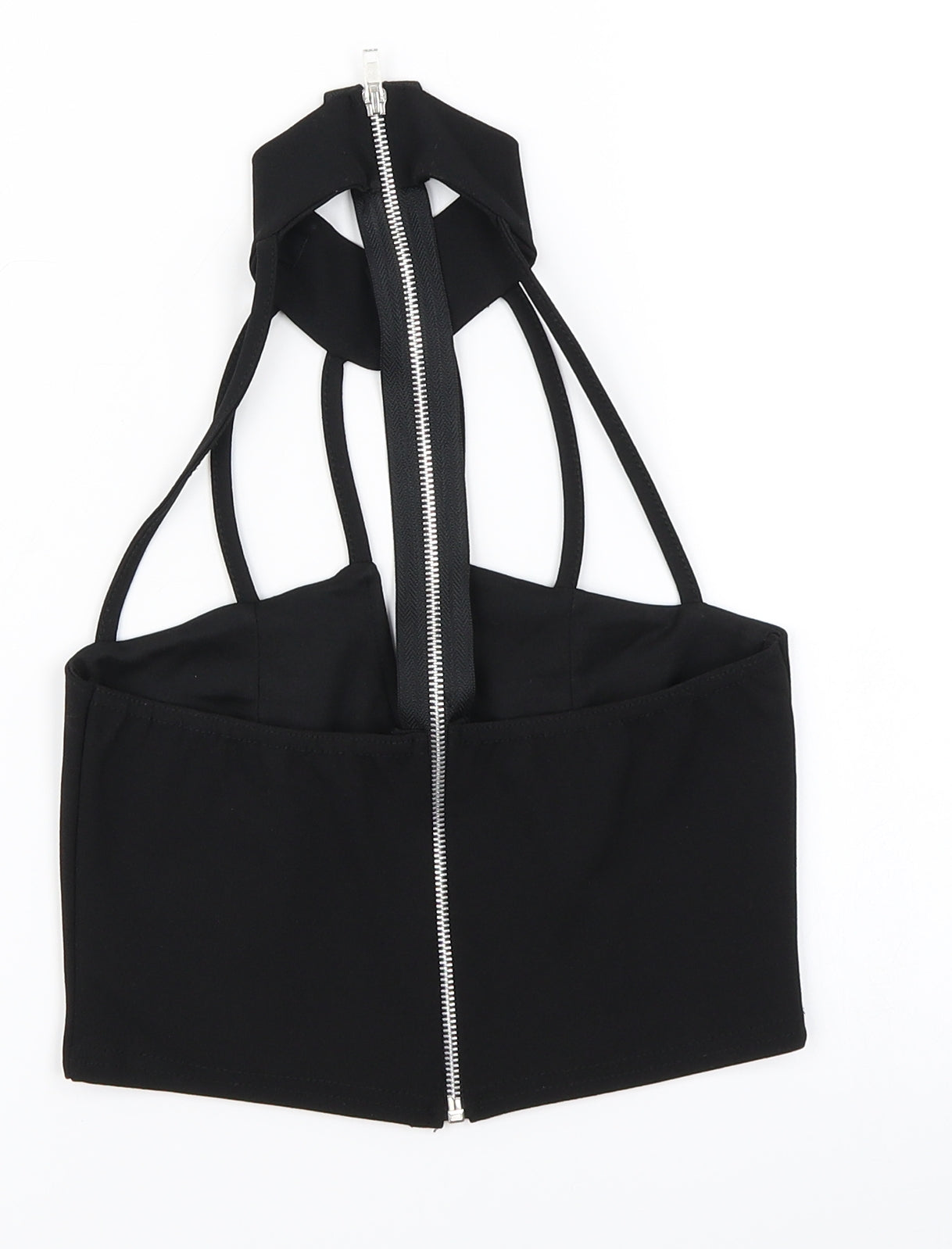 Missguided Womens Black   Cropped T-Shirt Size 6