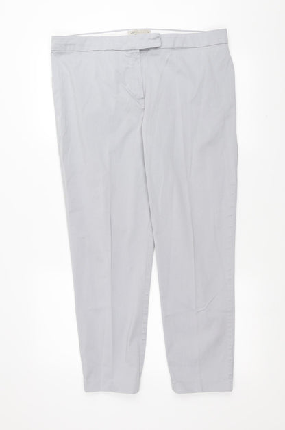 Womens UK Size 36 in Marks and Spencer Regular Fit  Grey Trousers