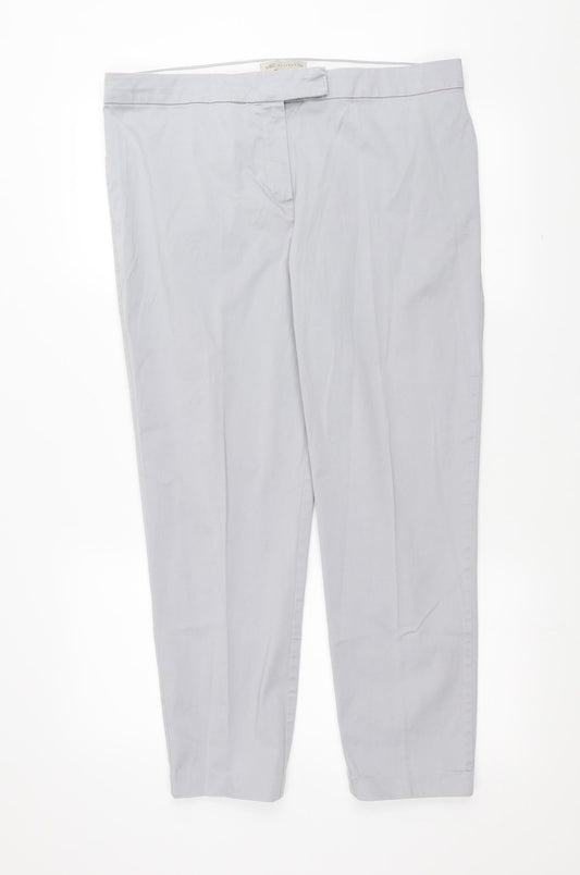 Womens UK Size 36 in Marks and Spencer Regular Fit  Grey Trousers