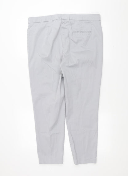 Womens UK Size 36 in Marks and Spencer Regular Fit  Grey Trousers