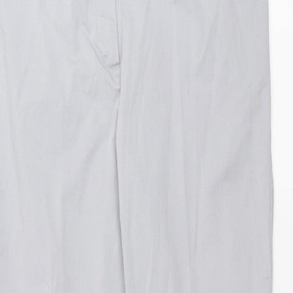 Womens UK Size 36 in Marks and Spencer Regular Fit  Grey Trousers