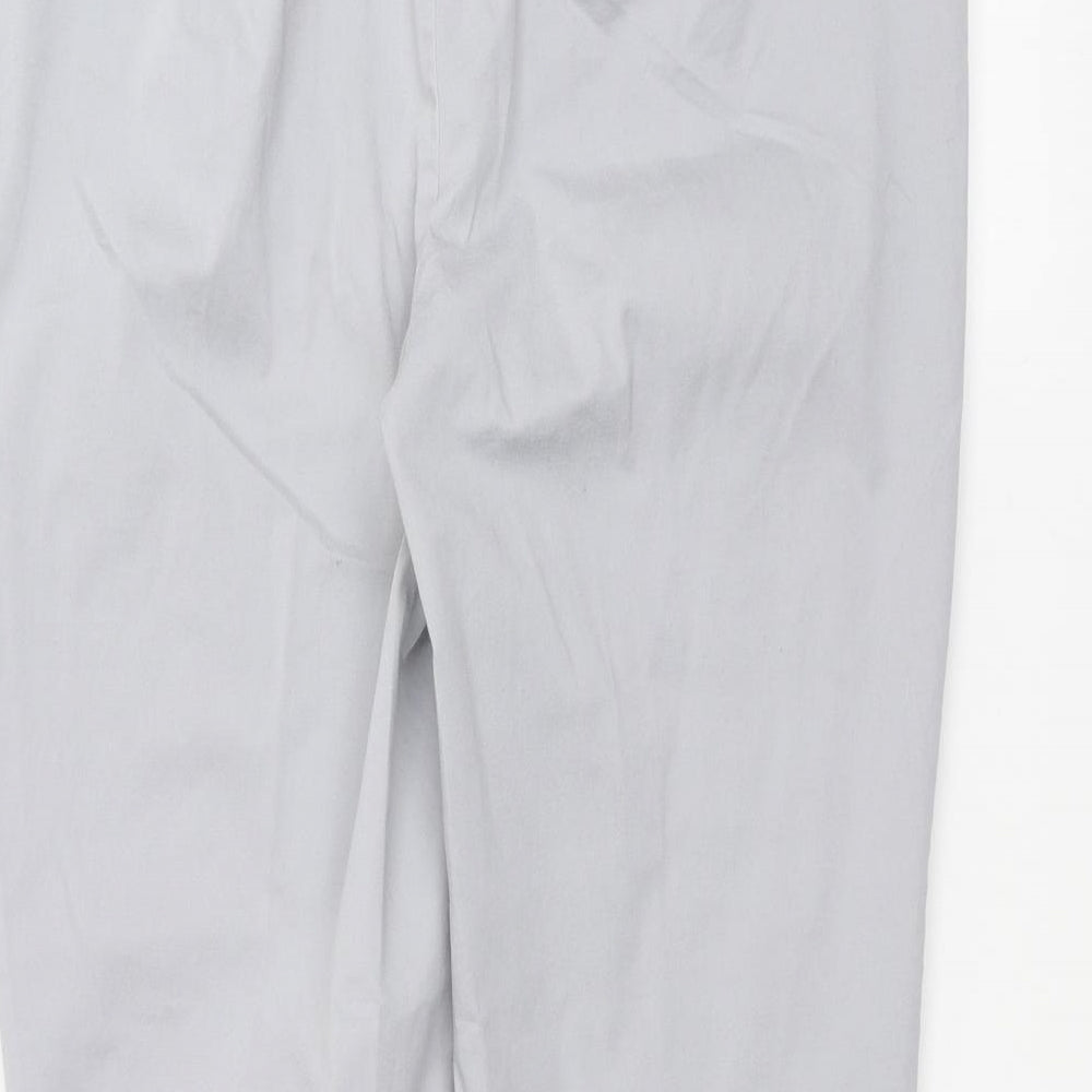 Womens UK Size 36 in Marks and Spencer Regular Fit  Grey Trousers