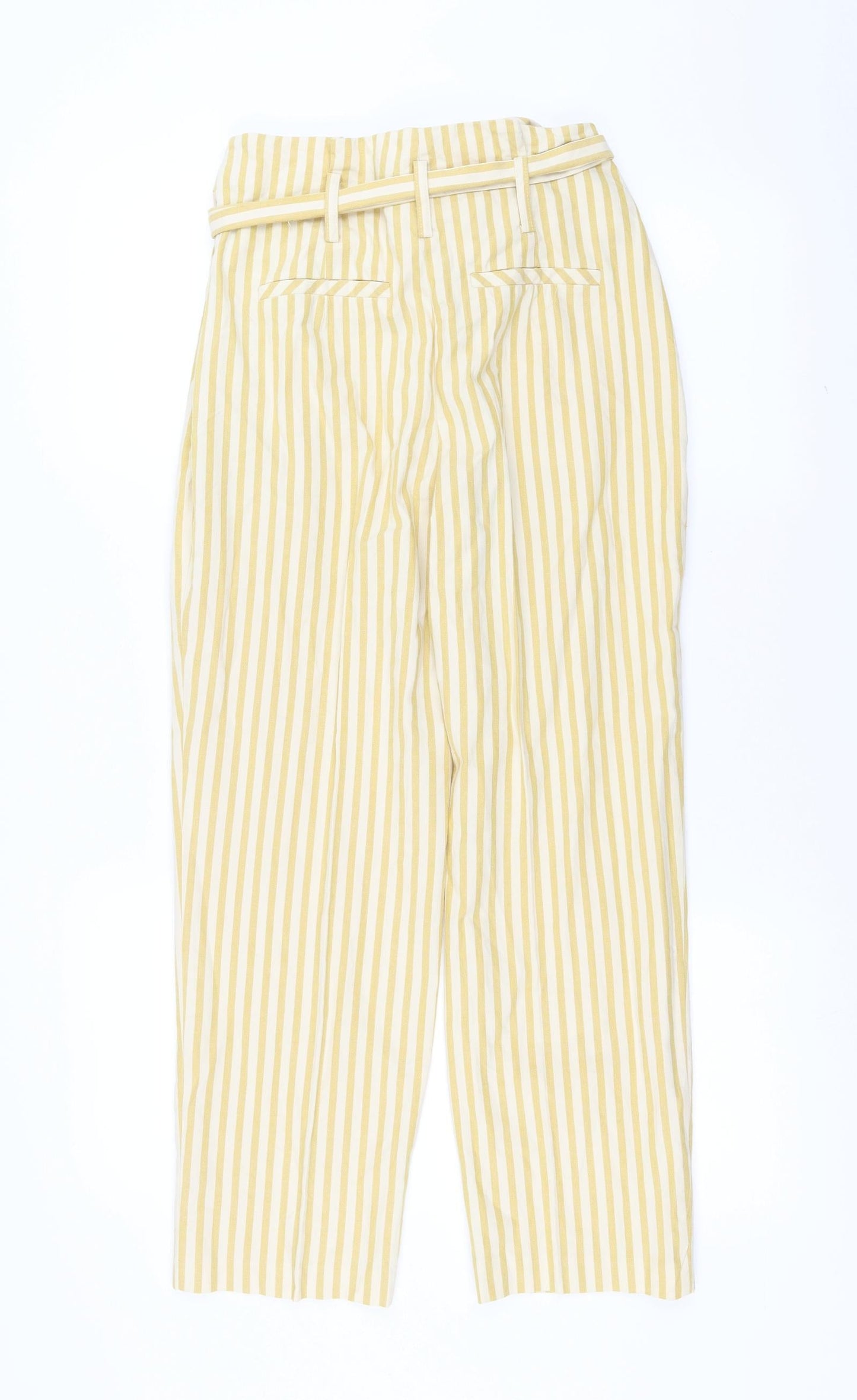 Warehouse Womens  Striped  Trousers  Size 6 L25 in - Tie waist