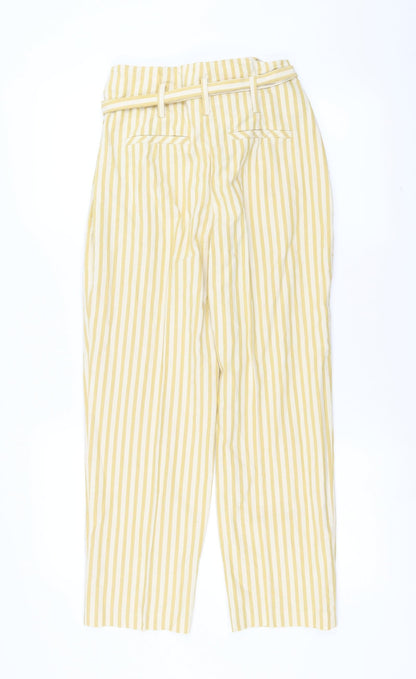 Warehouse Womens  Striped  Trousers  Size 6 L25 in - Tie waist