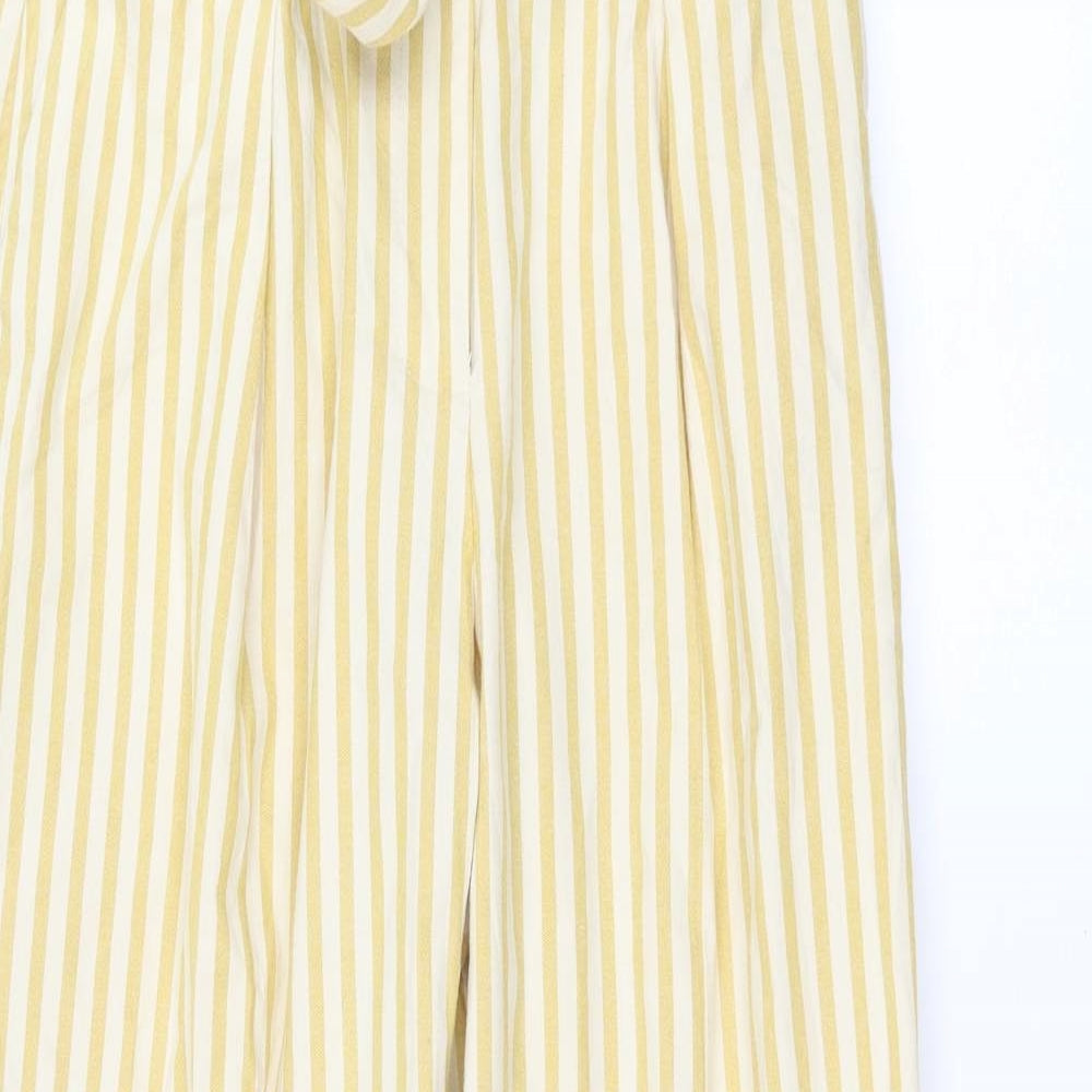 Warehouse Womens  Striped  Trousers  Size 6 L25 in - Tie waist