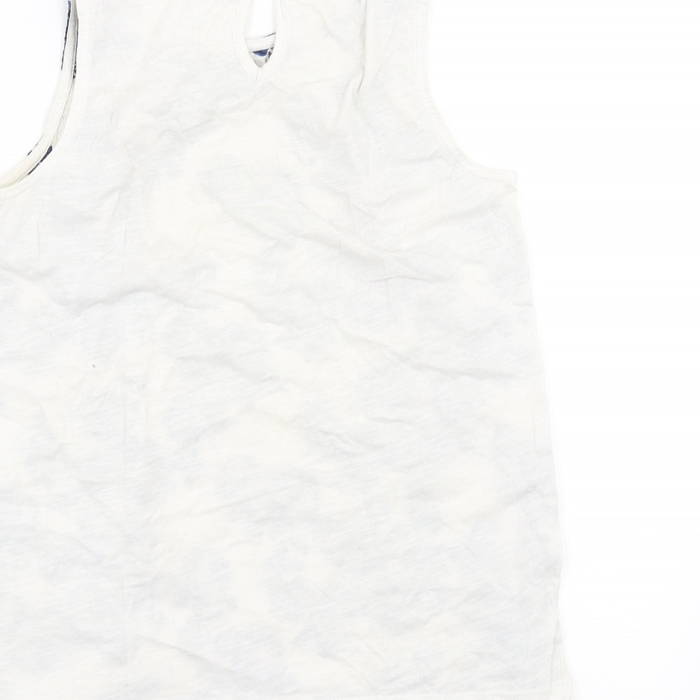 Womens UK Size 6 NEXT White Basic Blouse