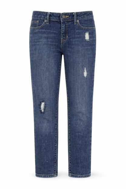 Womens UK Size 8 Gap Regular Fit Straight Black Jeans