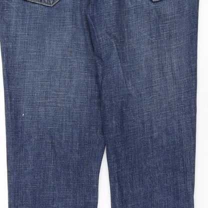 Gap Womens Black  Denim Straight Jeans Size 8 L30 in