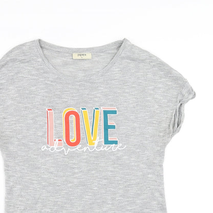 Papaya Womens Grey   Pullover Jumper Size 10  - love adventure