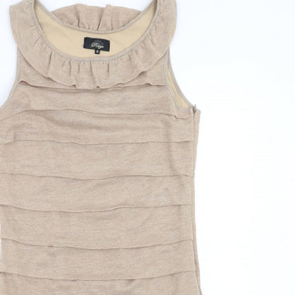 Rage Womens Beige   Bodycon  Size 14