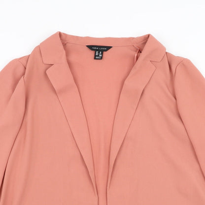 New Look Womens Pink   Jacket Blazer Size 10