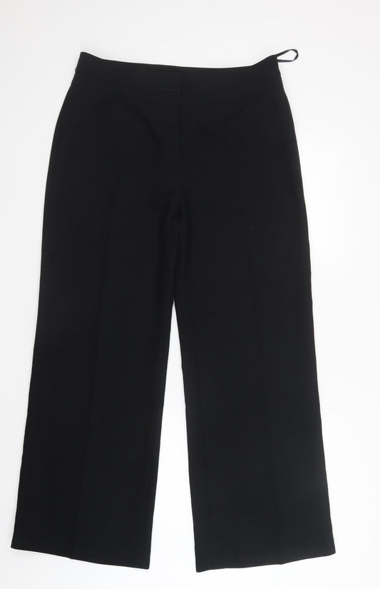 Womens UK Size 34 in NEXT Regular Fit  Black Trousers