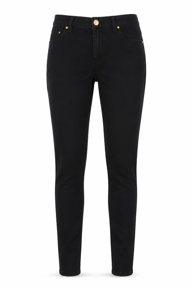 Womens UK Size 8 Denim Co. Regular Fit Skinny Black Jeans