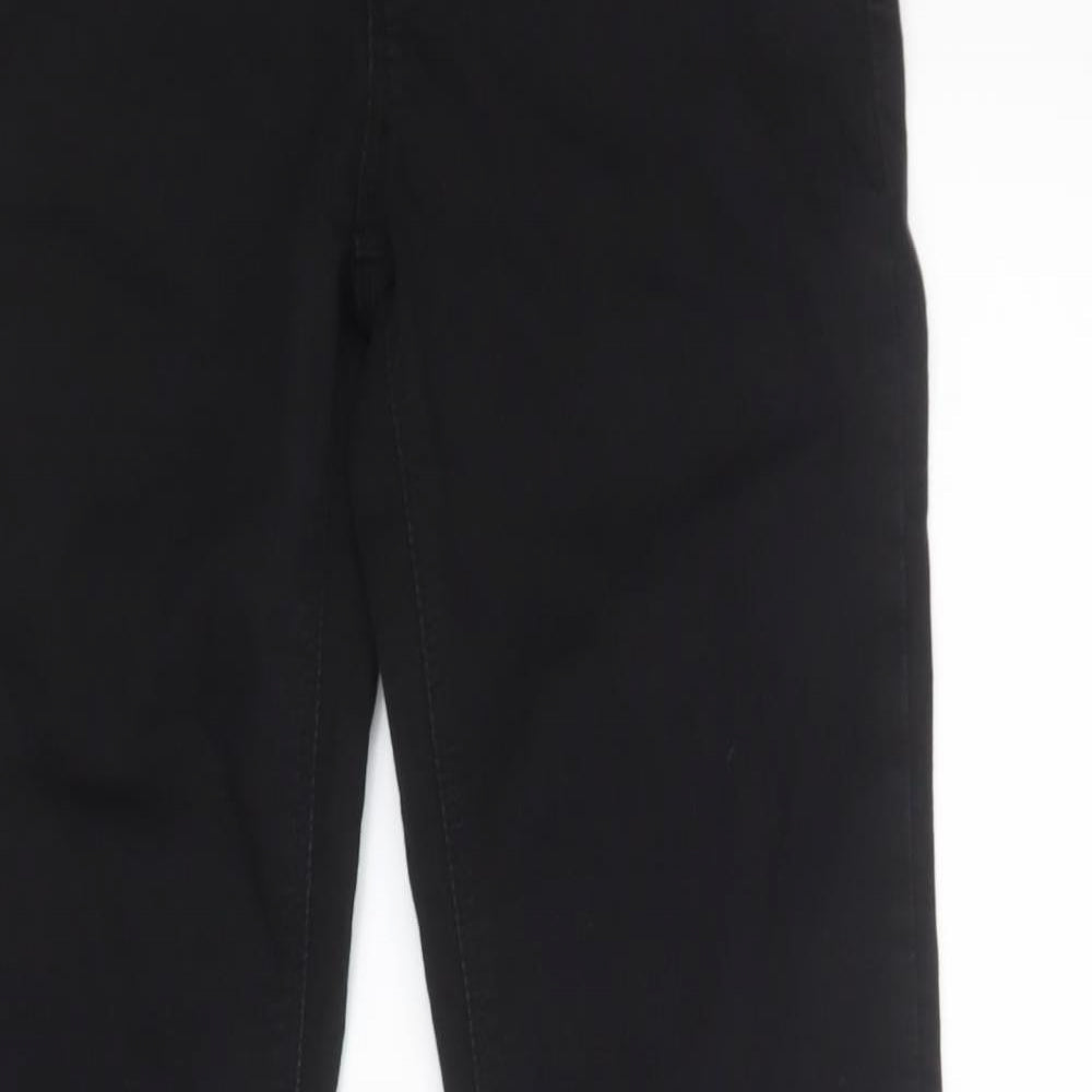 Denim Co. Womens Black  Denim Skinny Jeans Size 8 L31 in