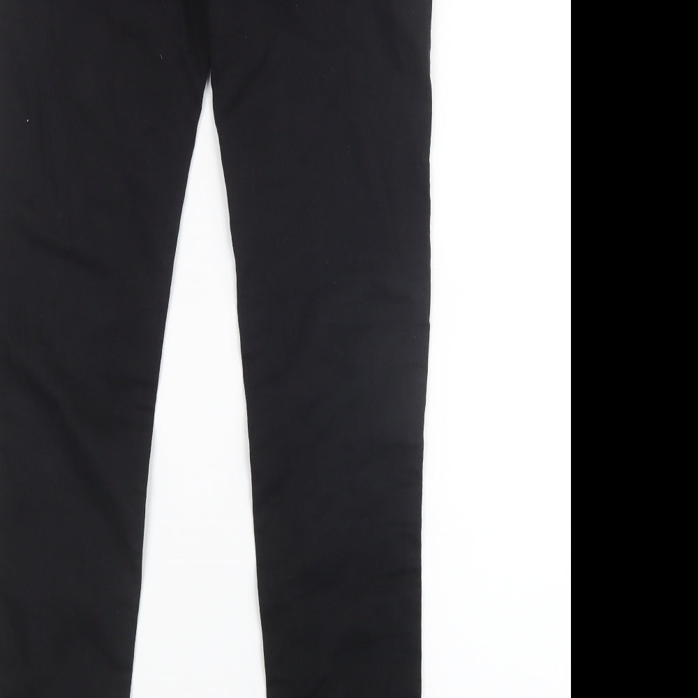 Denim Co. Womens Black  Denim Skinny Jeans Size 8 L31 in