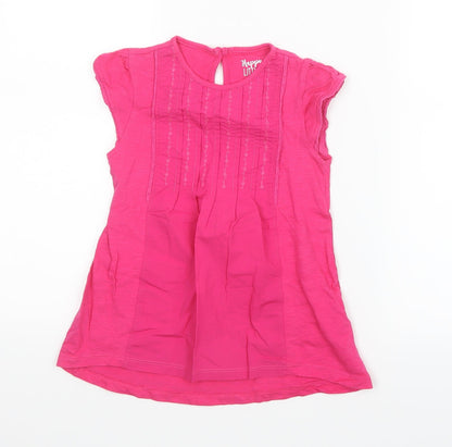 F&F Girls Pink   Shirt Dress  Size 5-6 Years