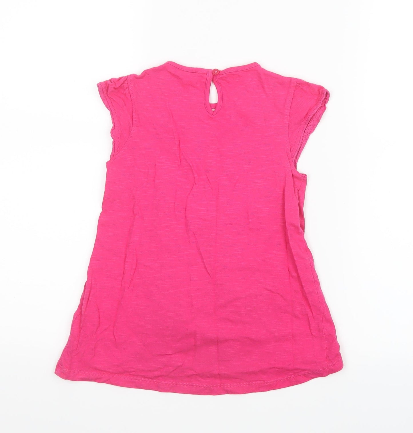 F&F Girls Pink   Shirt Dress  Size 5-6 Years