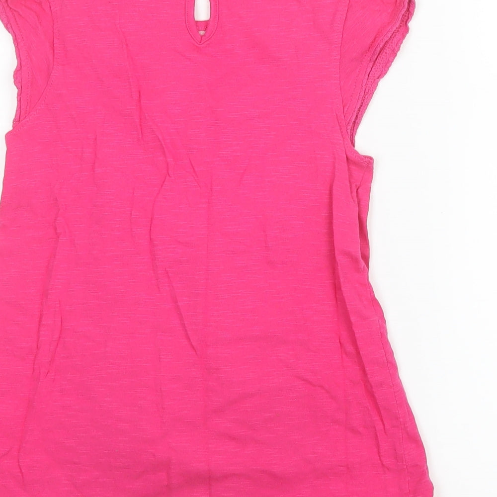 F&F Girls Pink   Shirt Dress  Size 5-6 Years
