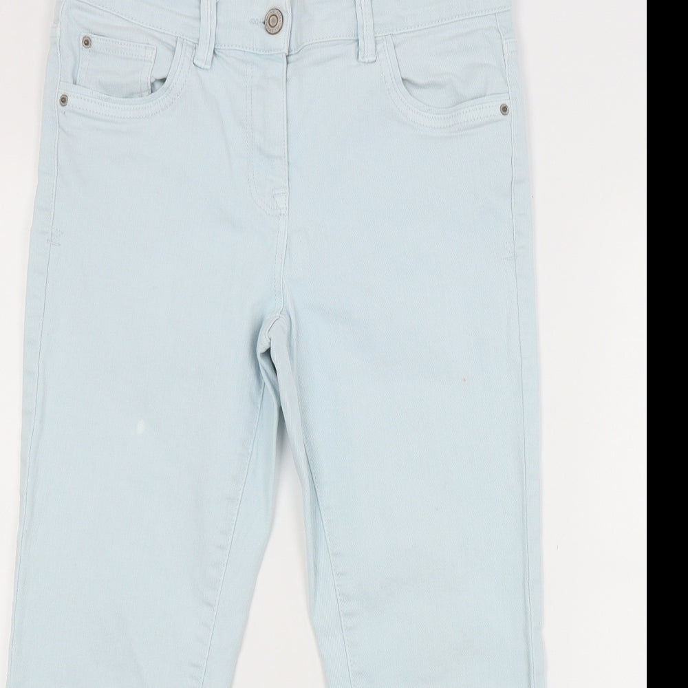 NEXT Womens Green  Denim Cropped Jeans Size 12 L21.5 in