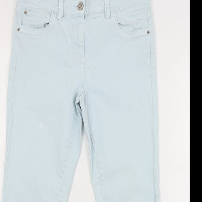 NEXT Womens Green  Denim Cropped Jeans Size 12 L21.5 in